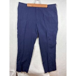 Polo by Ralph Lauren Mens Navy Blue Slim Fit Cotton Blend Pants Size 40X32